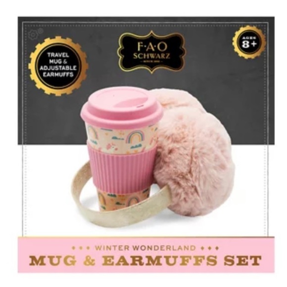 FAO Schwartz Travel Mug & Earmuffs Set - Picture 2 of 11